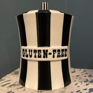RARE Jonathan Adler Jumbo Vice Canister / Jar - Gluten Free!